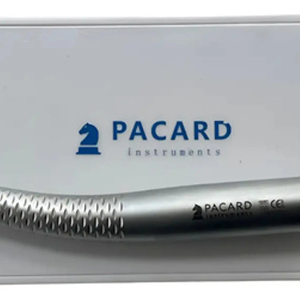 Turbina Dental Push Única 5 Led En Cabezal Premium Pacard Color Plateado Midwest 4