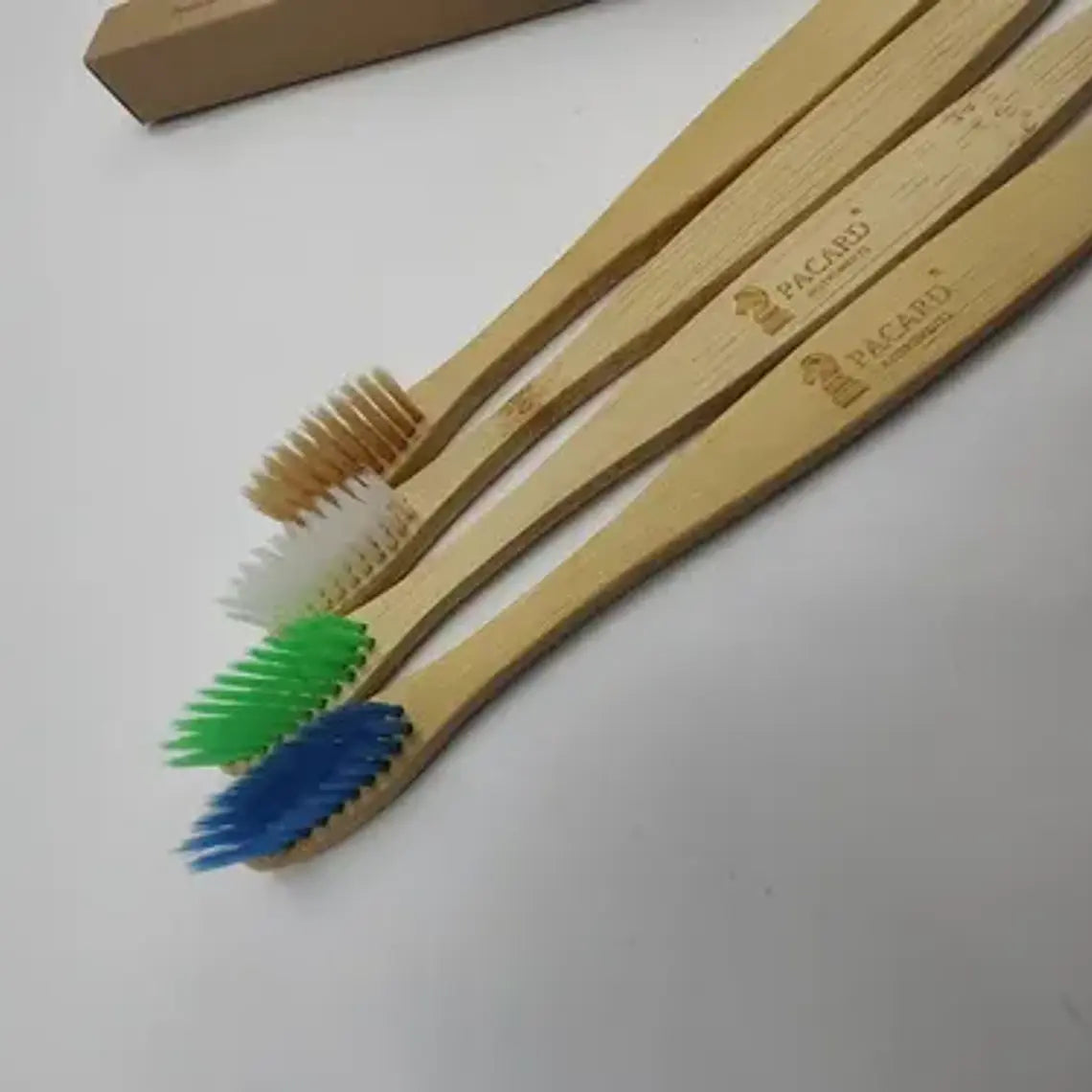 Pack Cepillos De Dientes De Bambú Ecológico 10u Calidad Stgo 5