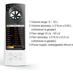 Espirómetro Contec Bluetooth Batería Recargable Sp80b 5