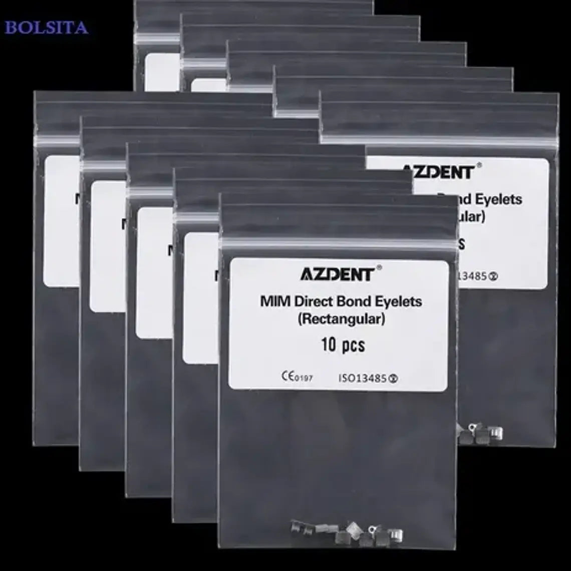 Botones Ortodoncia Con Ojal Linguales Bolsita 10u Santiago 8