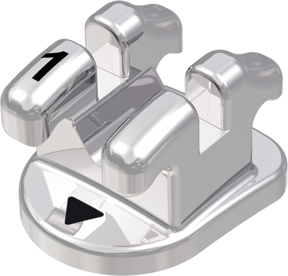 Bracket metÃ¡lico discoveryÂ® smart, -1Â° torque, 0Â° angulaciÃ³n para diente 41, Roth 22