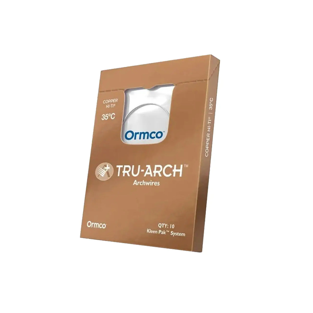 Arco Copper Ni-Ti 35°C Ormco 10/Pack Red.