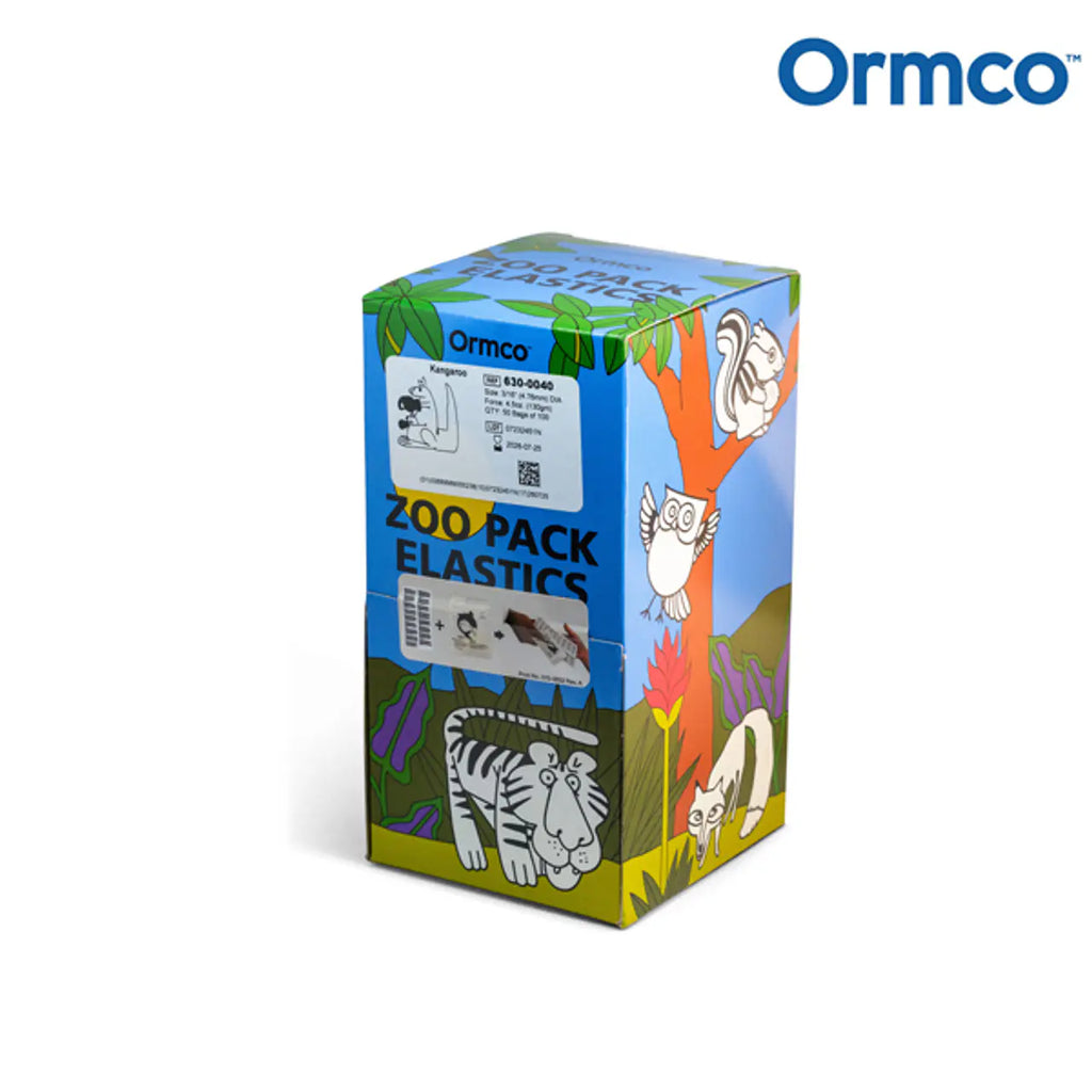 Elásticos Zoo Pack 3/16 5000 un - Ormco