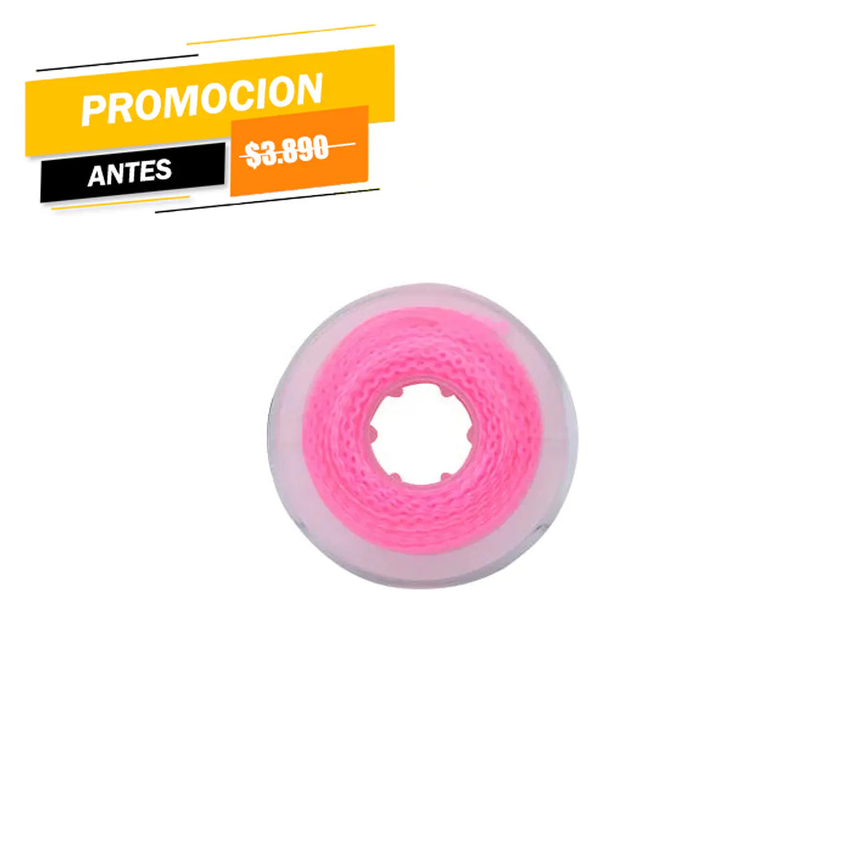 Cadeneta continua Rosado Claro #20  - 4,5mts/Rollo