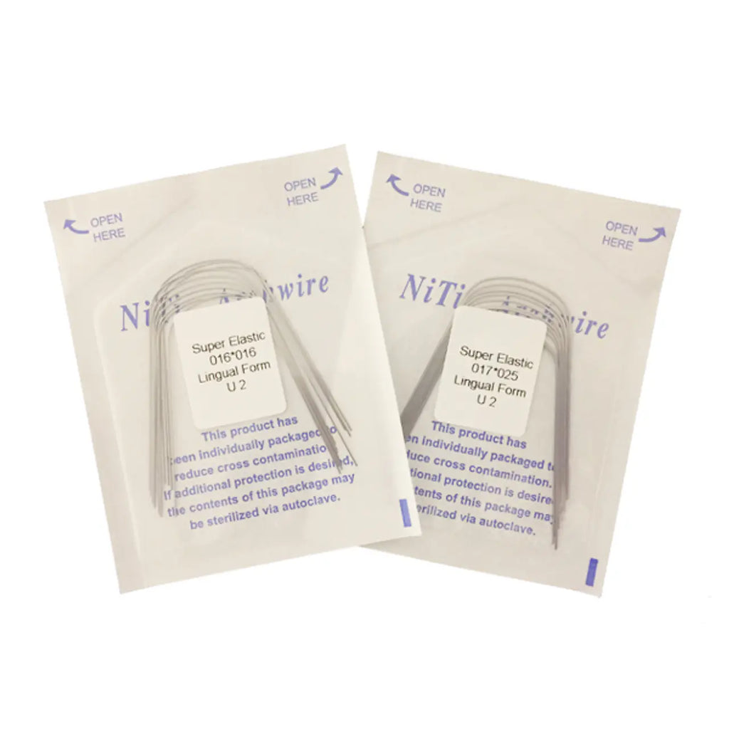 Arco Niti Lingual Recto Cuad-10/Pack