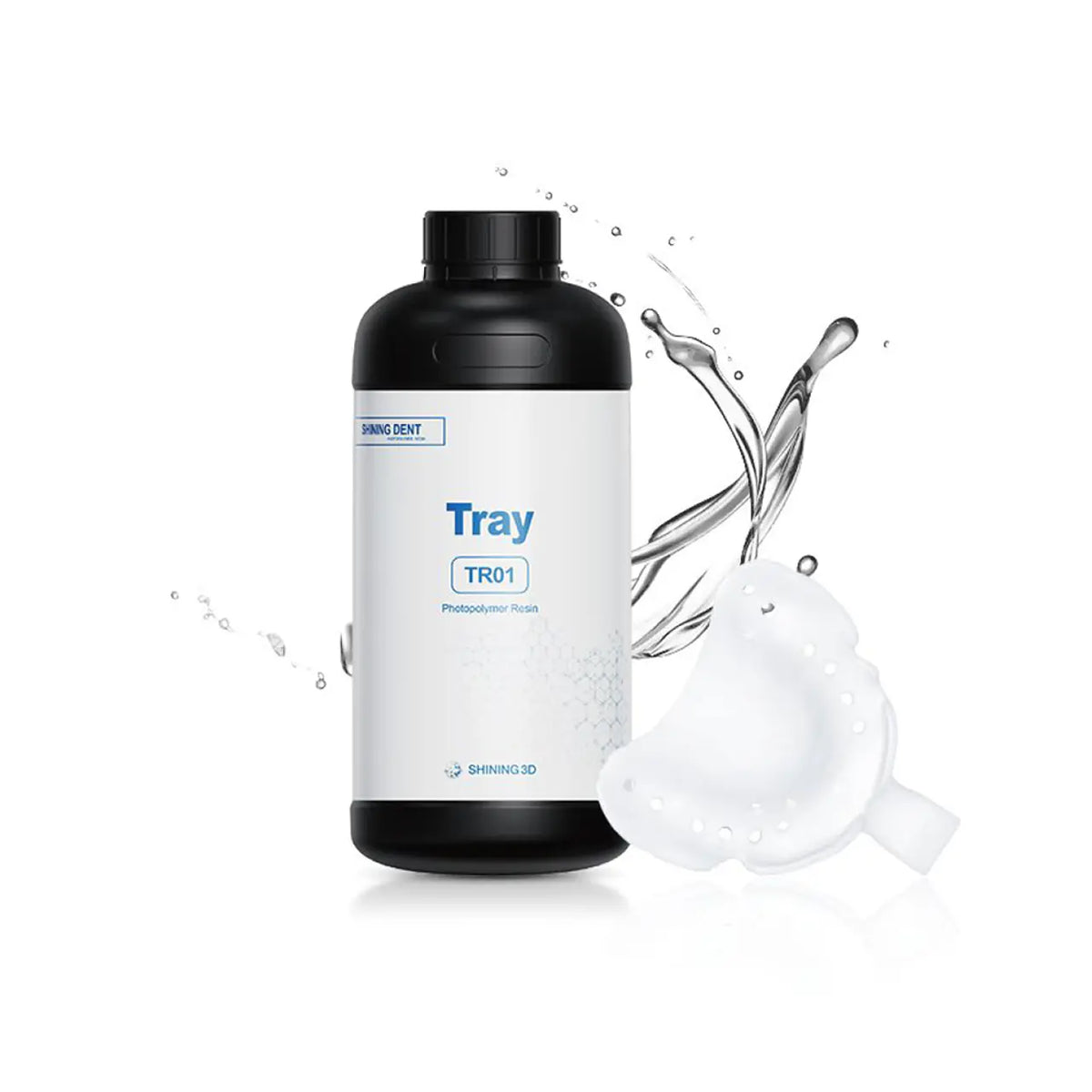 Resina Dental Shining3D TR01 Custom Tray Blanco 1Kg *OFERTA*
