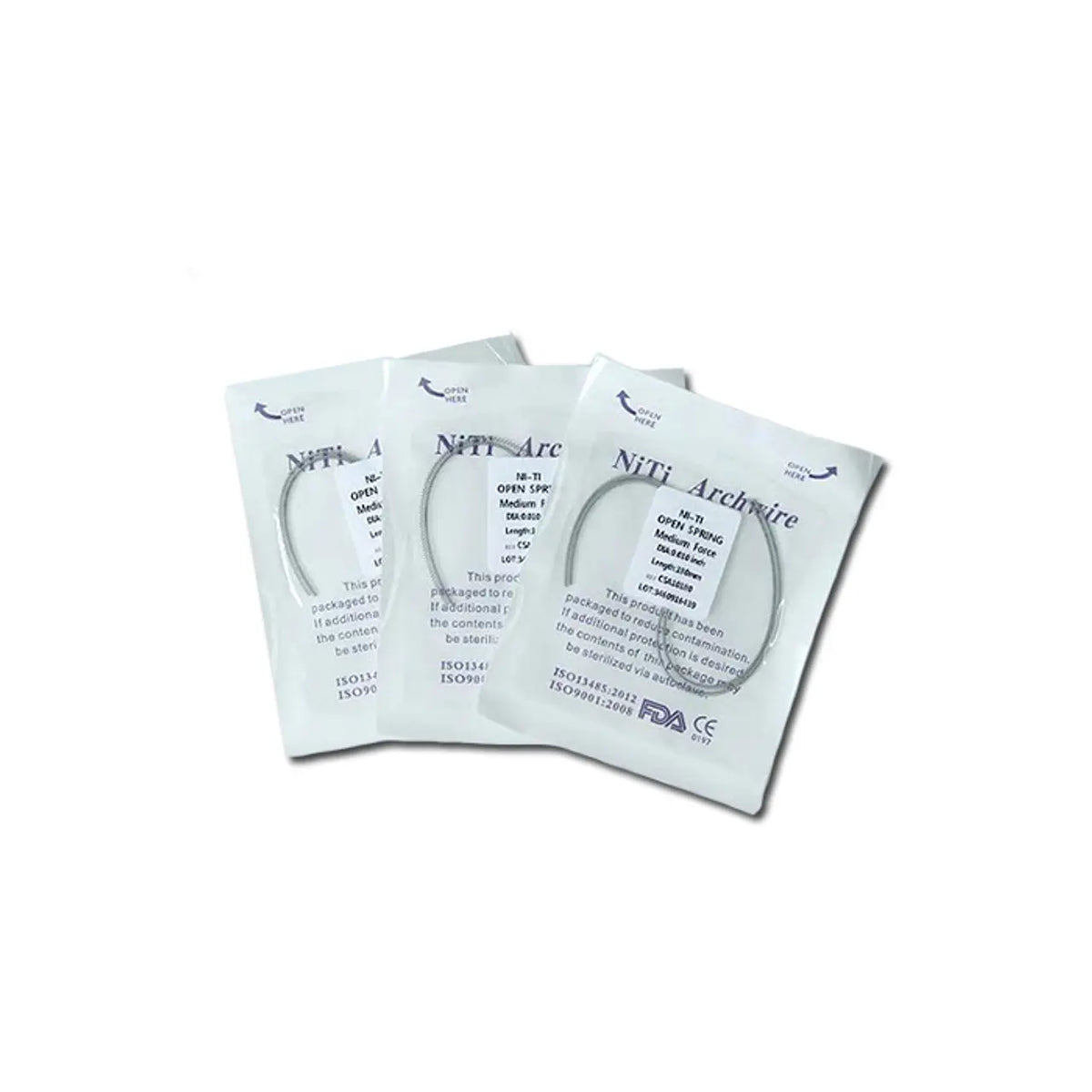 Resorte Niti de apertura- 2/Pack