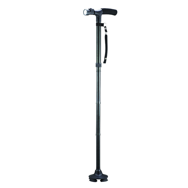 Baston Puño Con Base Y Luz