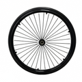 Rueda Trasera + Rin para silla de Ruedas Manual Bariátrica KY956Q-60 - 225Kgs