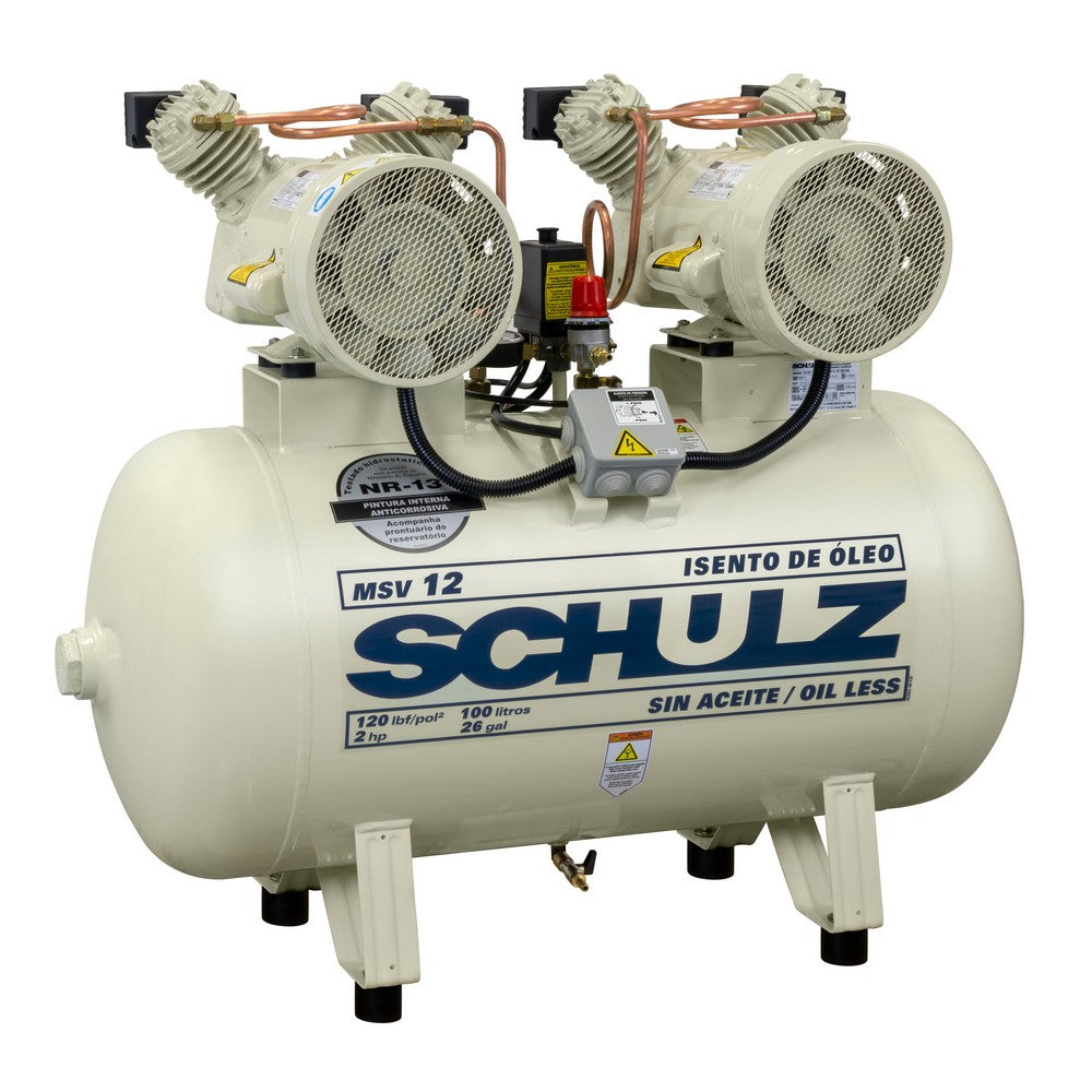 Compresor Fi 2Hp 100L Msv12 Schulz