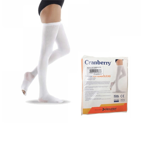 MEDIA ANTIEMBOLICA TALLA L - CRANBERRY