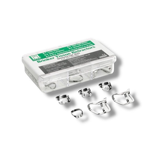 Estuche de Clamps Brinker 6 Unid. Hygenic