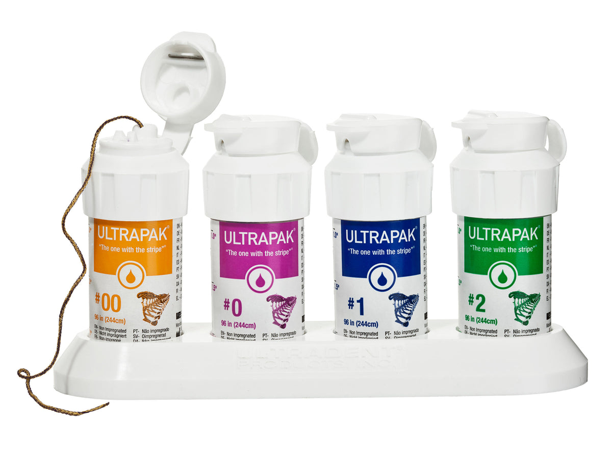 Ultrapak Set 4 Hilos Nº 0 – 00 – 1 – 2 Ultradent.