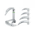 LARINGOSCOPIO FS MCINTOSH FIBRA OPTICA LUZ LED 5 HOJAS