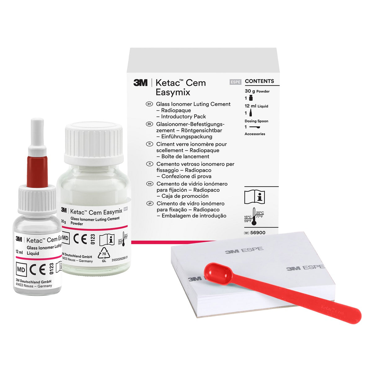 Cemento de Fijación Easymix de Ionómero de Vidrio 3M™ Ketac™ Cem 56900 30grs/12ml