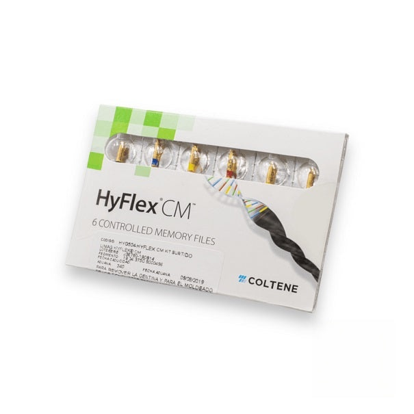 Limas Mecanizadas Hyflex CM – 25mm (6 limas) – A Elección. Coltene