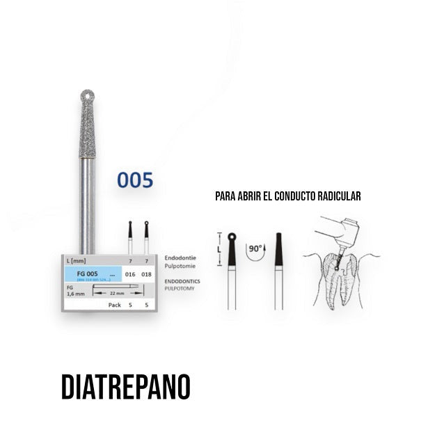 Fresa Diamante A/V P/Pulpotomia – Horico.