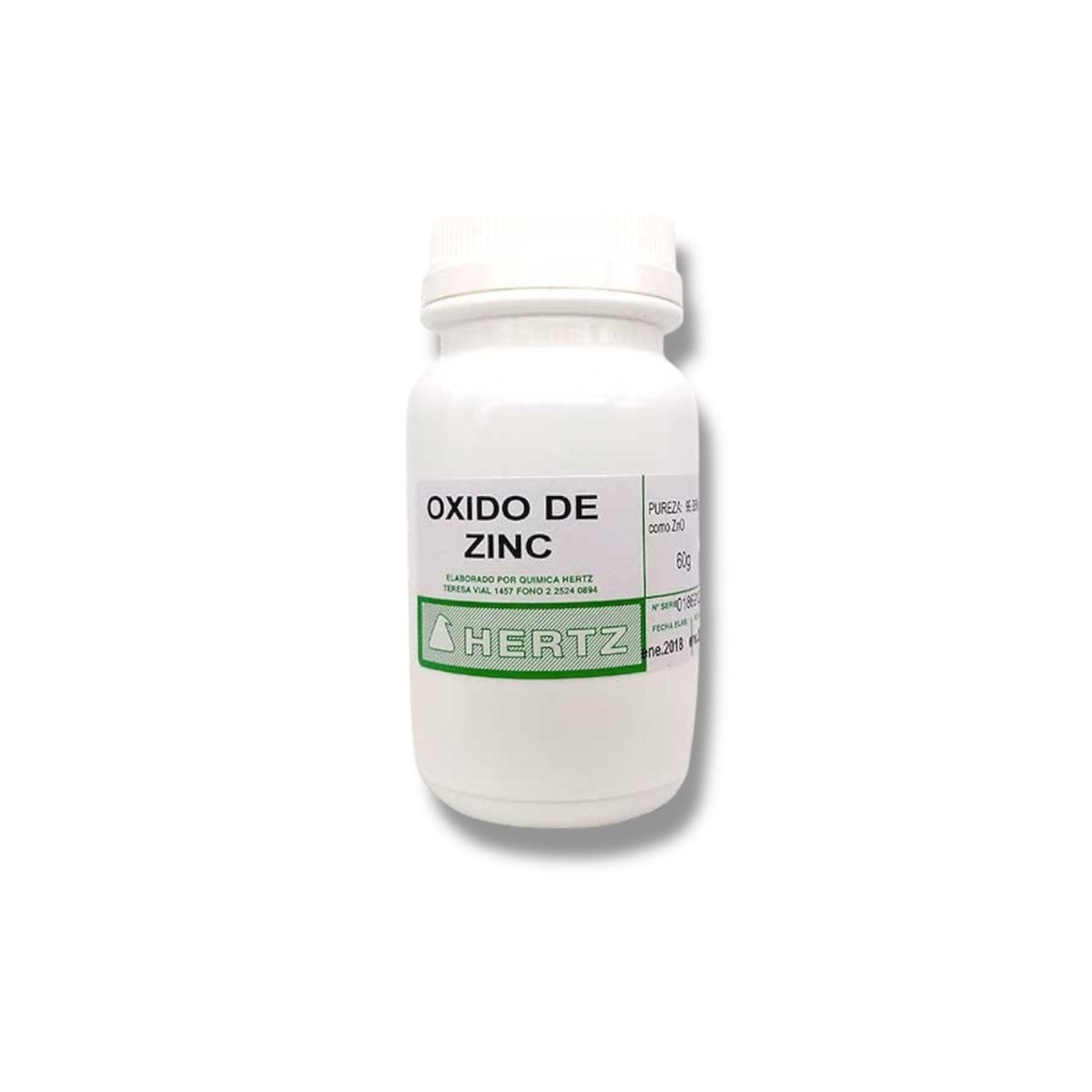 Oxido de Zinc 60grs. Hertz