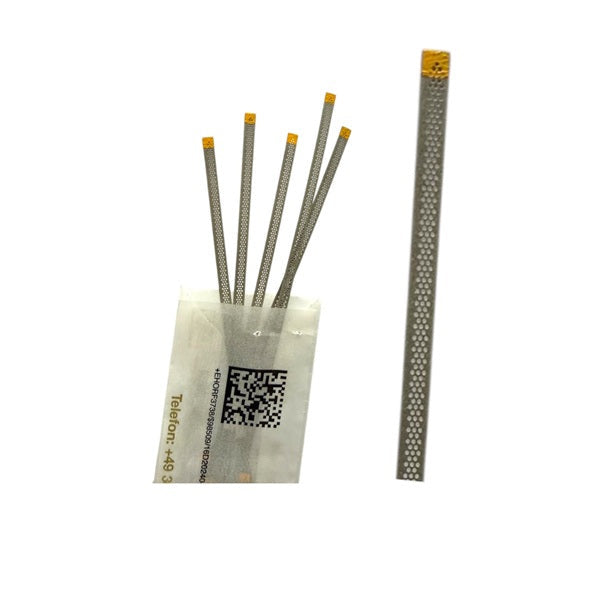Horico Huincha Lija 3mm Metalica Perforada 0,10mm 10U Super Fina.