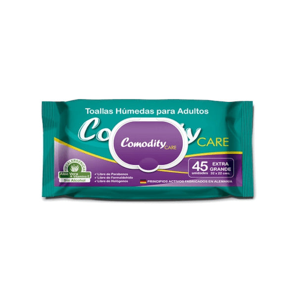 TOALLAS HUMEDAS ADULTO COMODITY CARE
