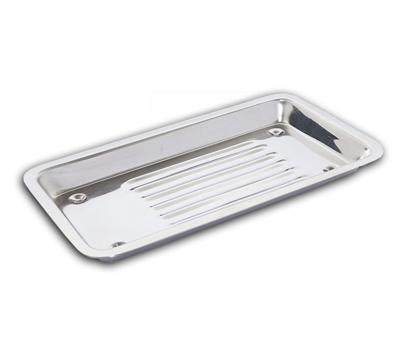 Bandeja Inox Acanalada Imp 20X10X2