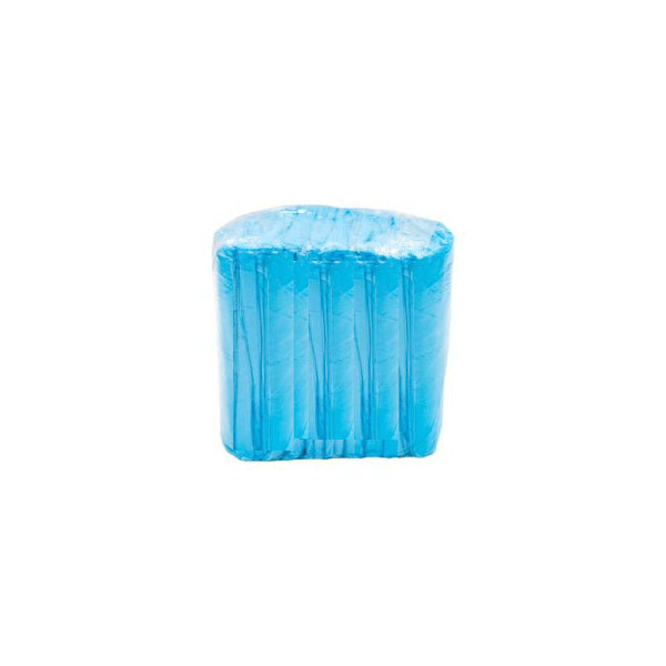 PECHERA PLAST C/MANGA OJAL P/ PULGAR AZUL PQTE X 10 U