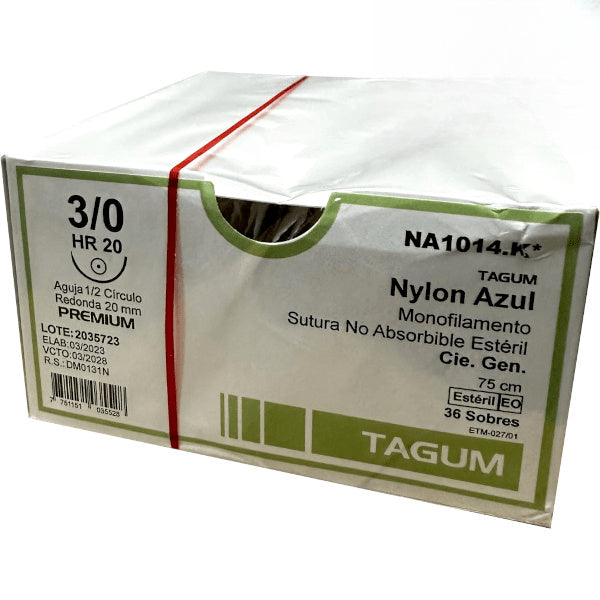 SUTURA - NYLON AZUL MONOF