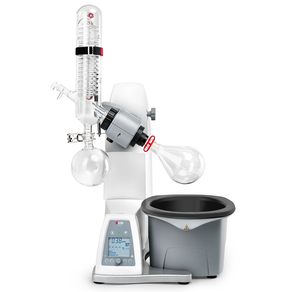 Rotavapor Con Baño Integrado Digital De 5Litros, 0 A 180°C, 20 A 280 Rpm, Rango De 50 A 3000 Ml, Mod Re100Pro