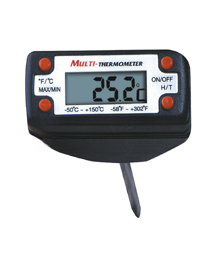 Termometro Digital - 50 A 150 °C, Precisión 0,1 ° C Termocupla Con Extensión, Bateria, Max Y Min