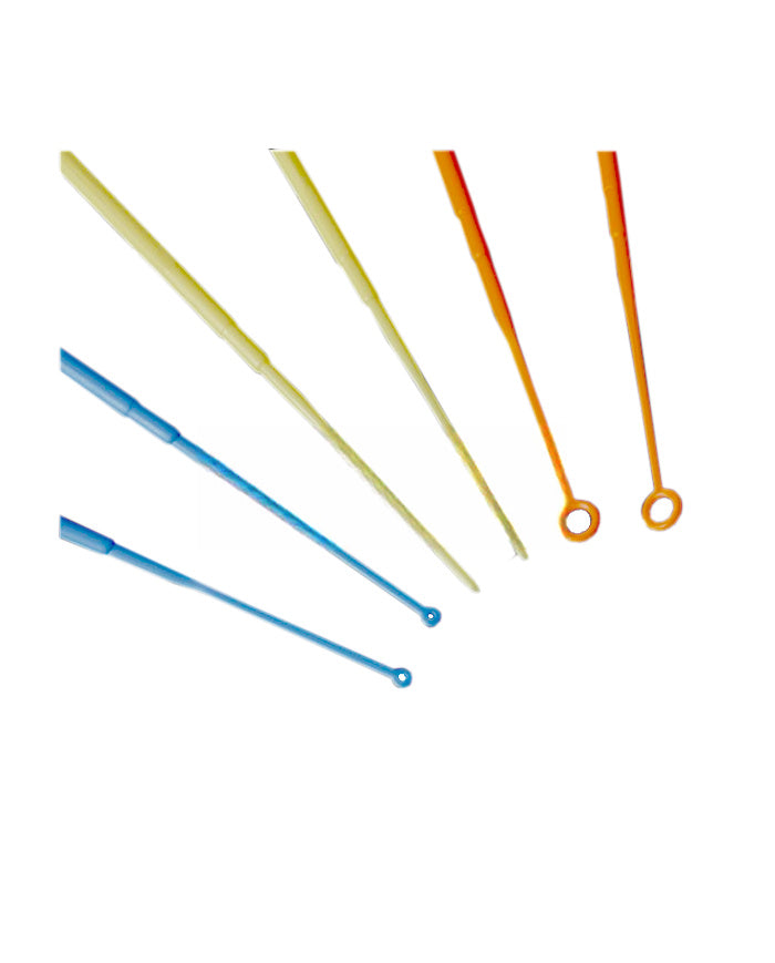Asas Para Inoculacion, 10μL, Ps, Color Azul. Esteril Gamma, Pqt 20 Unids