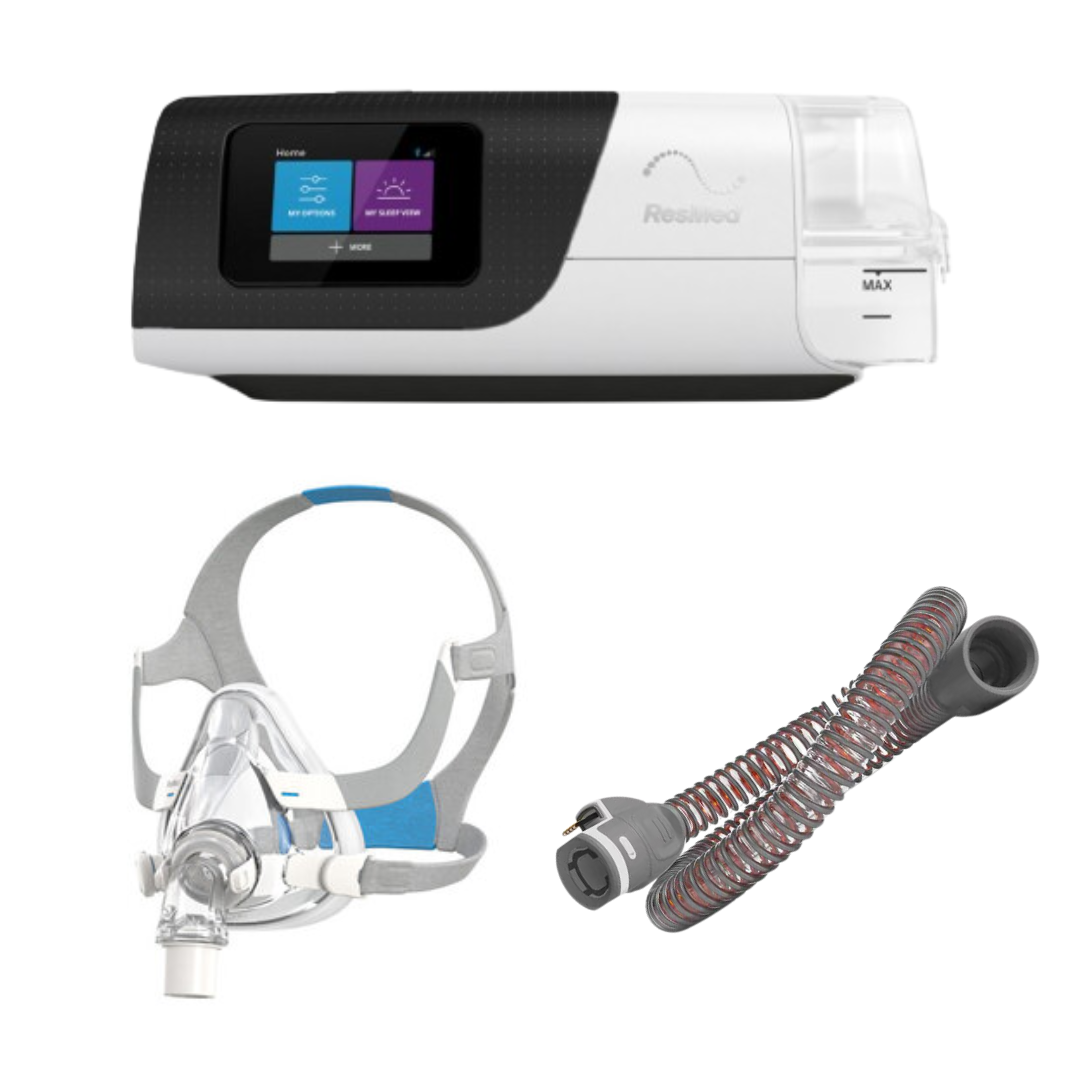 Auto CPAP AirSense 11 Resmed con Tubo Estándar y Mascarilla Nasal N6