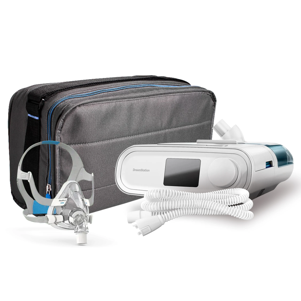 Auto CPAP DreamStation con Tubo Calefaccionado y Mascarilla Buconasal Resmed Airfit F20