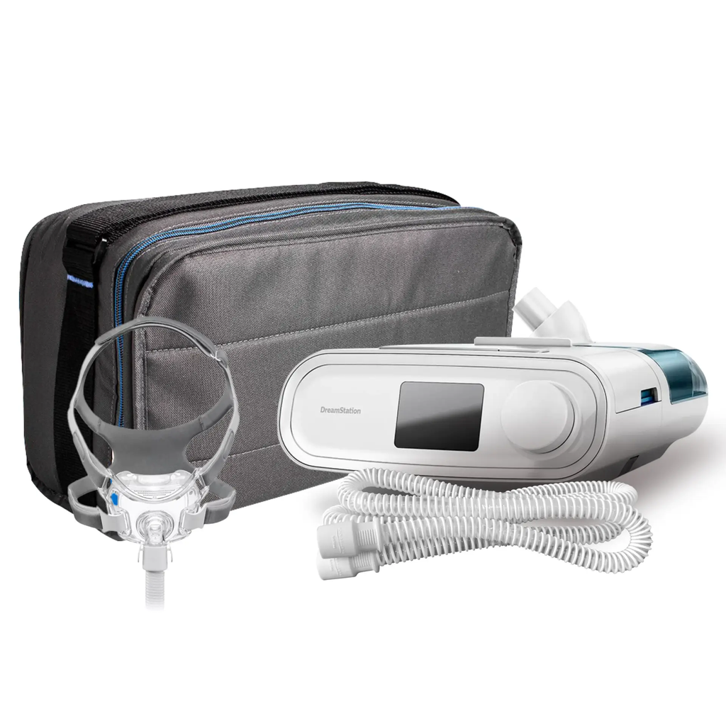 Auto CPAP DreamStation con Tubo Calefaccionado y Mascarilla Buconasal Amara View