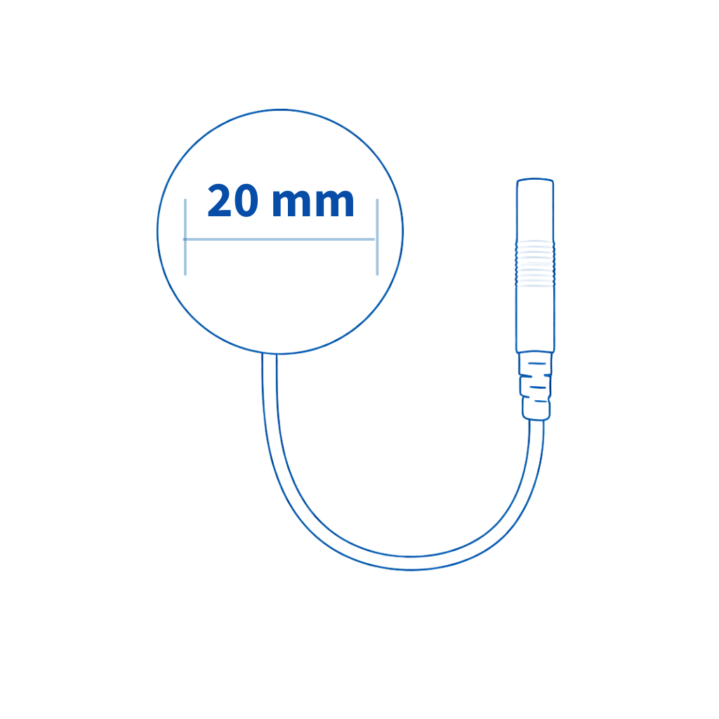 Electrodo de Superficie Circular 20mm