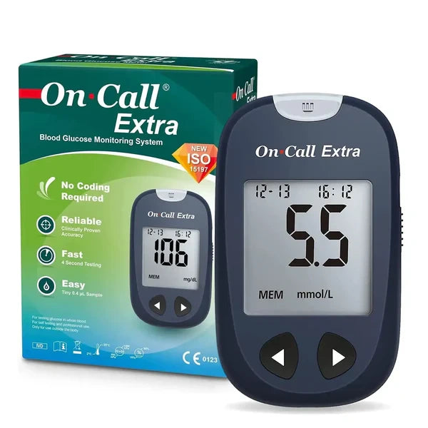 Glucómetro On Call Extra + 50 Cintas