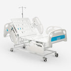 Catre Cama Clínica Eléctrica 4 Posiciones Premium + Colchón + Colchón Antiescaras