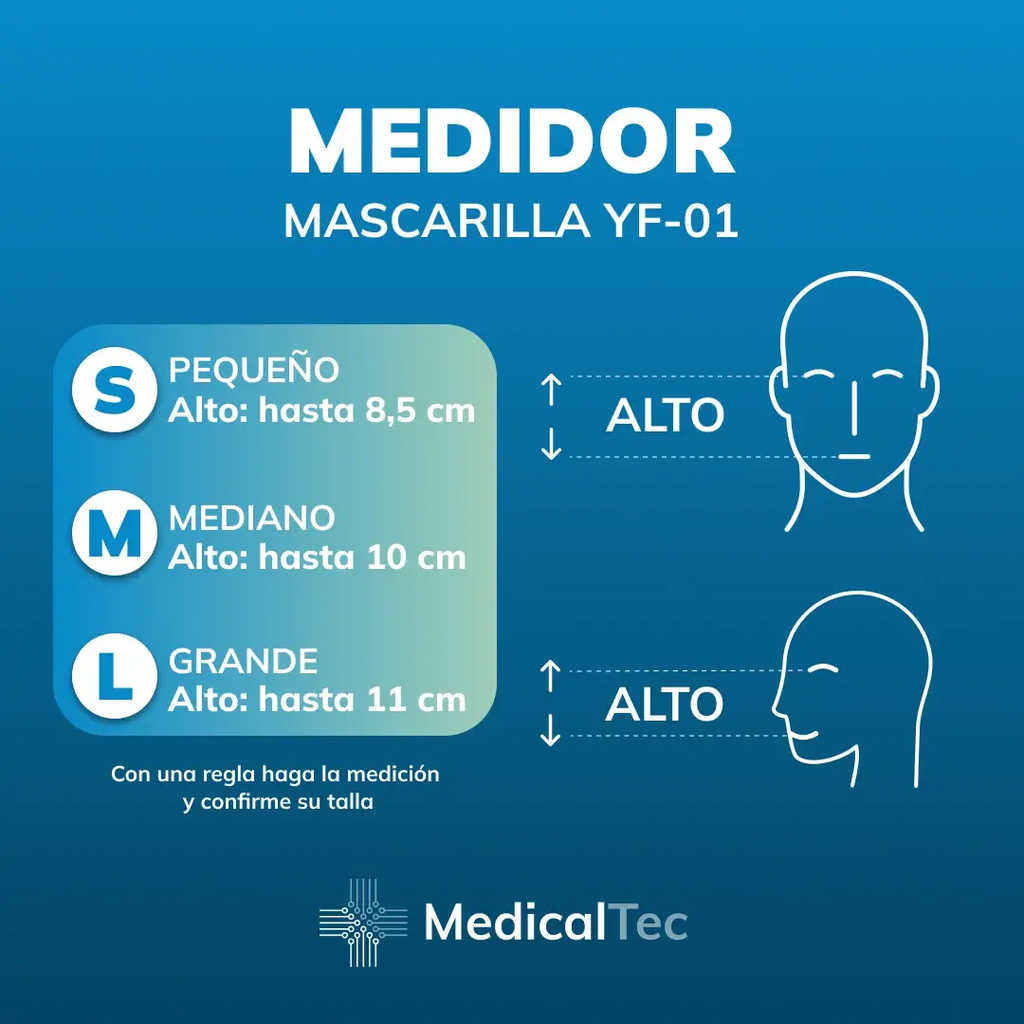 Bipap YH-830 con Tubo Estándar y Mascarilla Buconasal YF-02 Yuwell