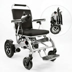 Silla de ruedas eléctrica plegada