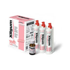 Kit Silicona Adición Reproducción gingival Encía artificial x 3 Xilgum Soft Economy pack Lascod