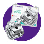 1 Caso Brackets Autoligado Orthoclip SLB U-Clip Orthometric