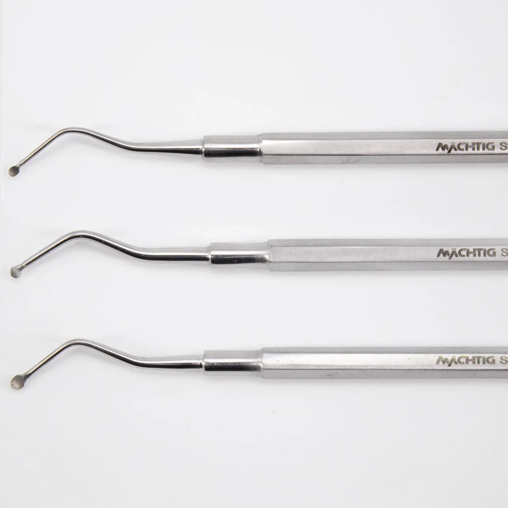 Cuchareta de acero para Caries Machtig