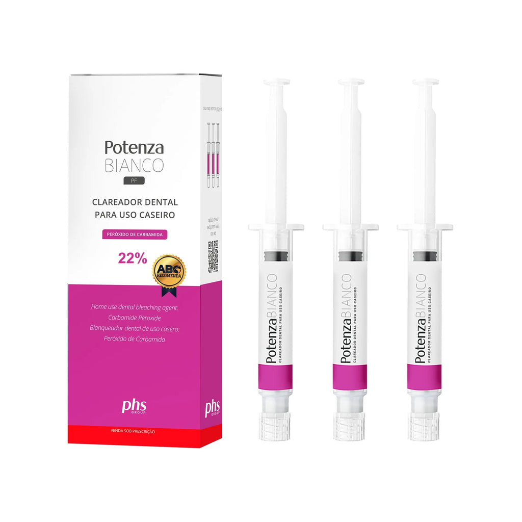 Gel Blanqueamiento Peróxido carbamida al 22% x 3 Potenza Bianco PHS