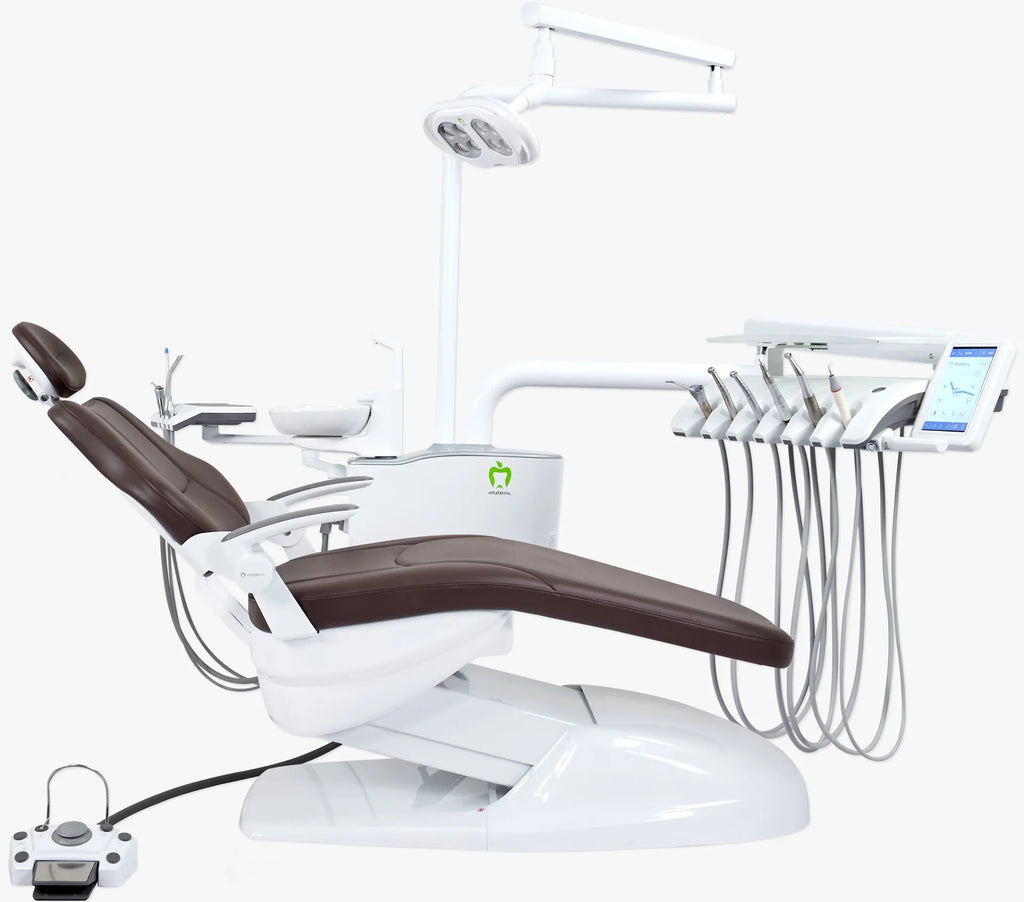 Sillón Dental Zero Gravity AP028 con taburete Appledental (caja externa)