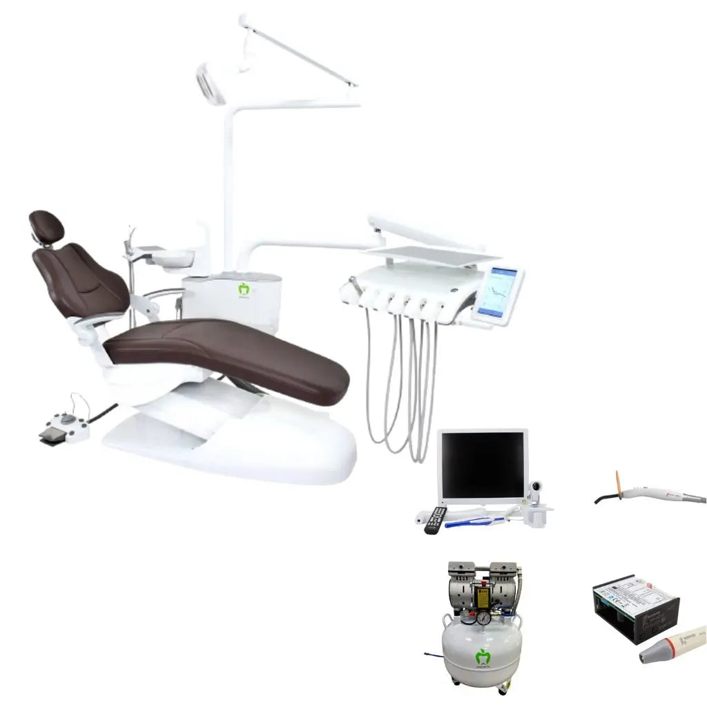 Sillón Dental Zero Gravity AP028 Plus con taburete Appledental (caja interna)