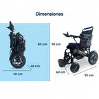 Silla de Ruedas Eléctrica plegada