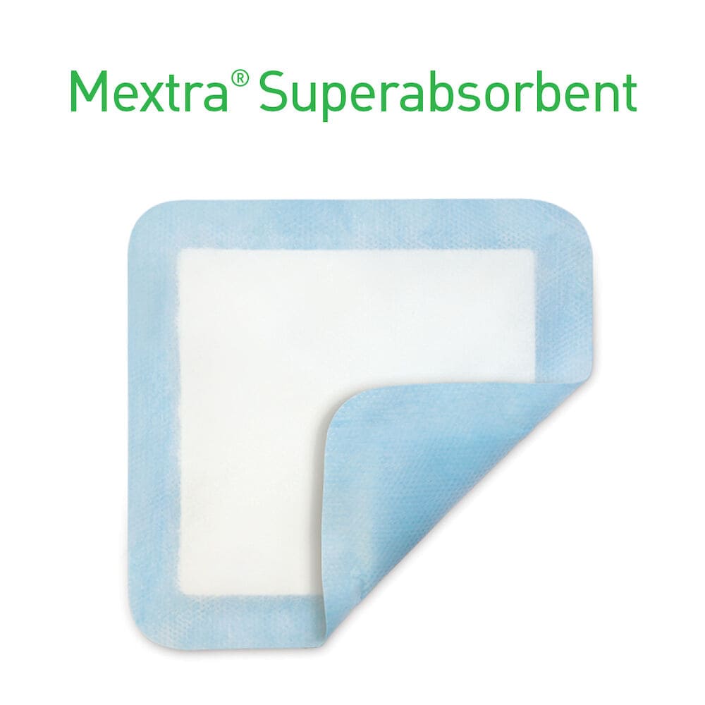 Mextra Superabsorbent apósito alta absorción heridas exudativas