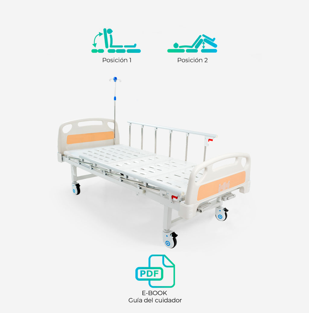 Catre Cama Clínica Manual 2 Posiciones Pro