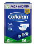 Pañal para Adulto Cotidian Plus G 36 Unidades - Imagen 1