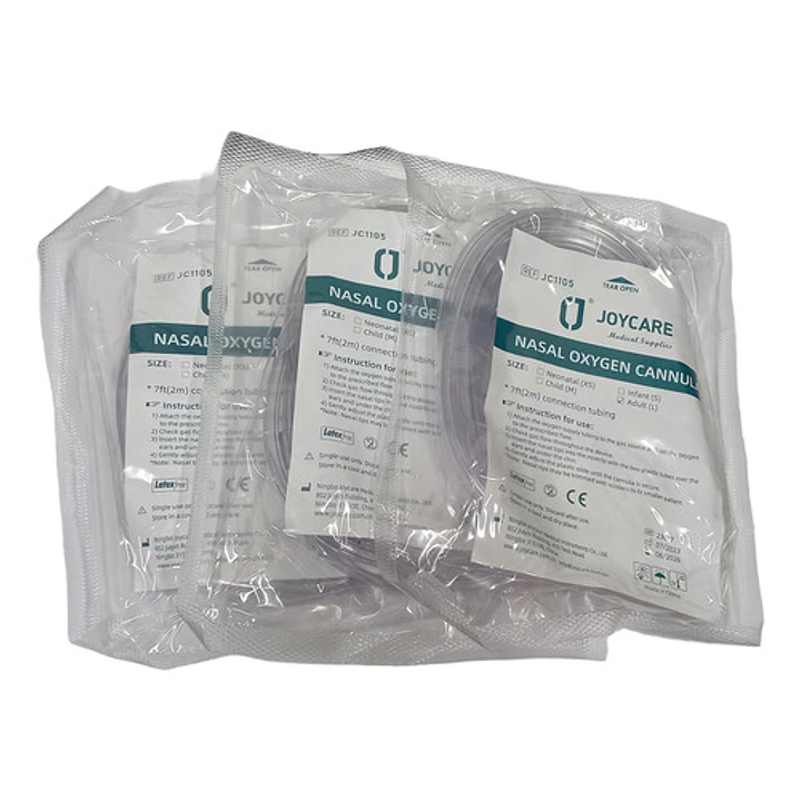 Cánula Nasal De Oxígeno Pediátrica Naricera Pack 3 Unidades 2