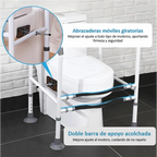 Barra Apoyo / Marco Seguridad Para Inodoro Baño 4